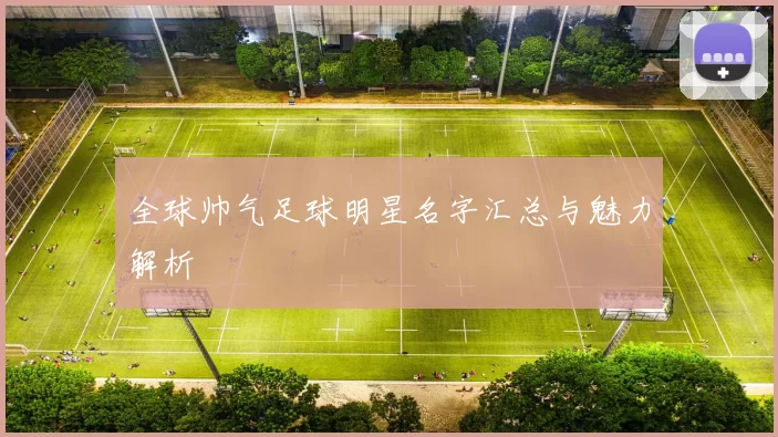 全球帅气足球明星名字汇总与魅力解析